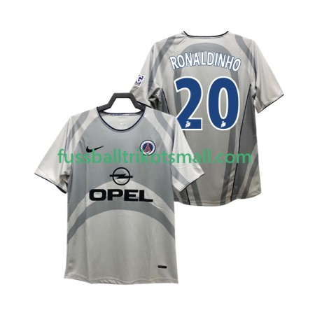 Fußballtrikots Paris Saint-Germain RONALDINHO 20 2001 Retro 2002 Kurzarm Auswärts-trikot kaufen